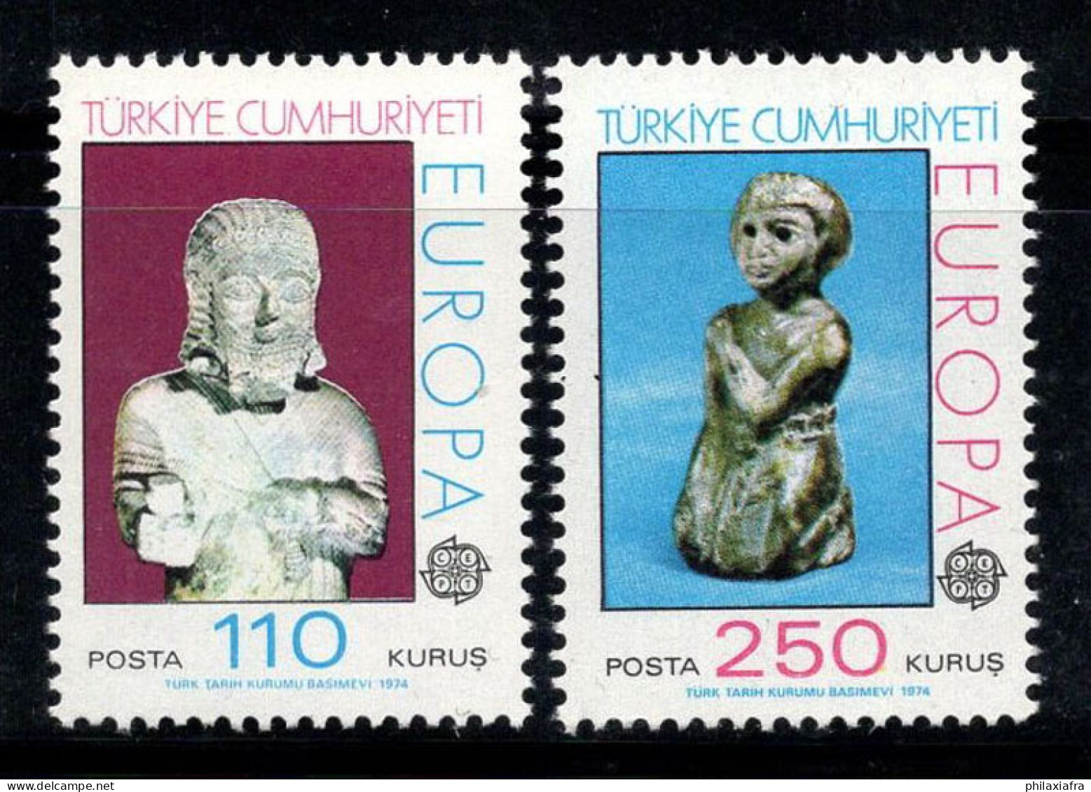 Turquie 1974 Mi. 2320-2321 Neuf ** 100% Avis D'Europe - Nuevos