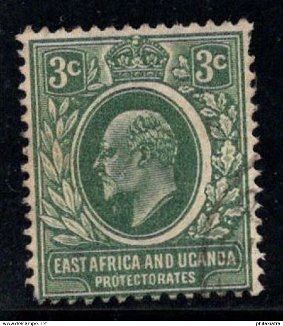 Afrique Orientale Britannique 1904 Mi. 21 Oblitéré 100% 3 A, Le Roi Édouard VII - Brits Oost-Afrika