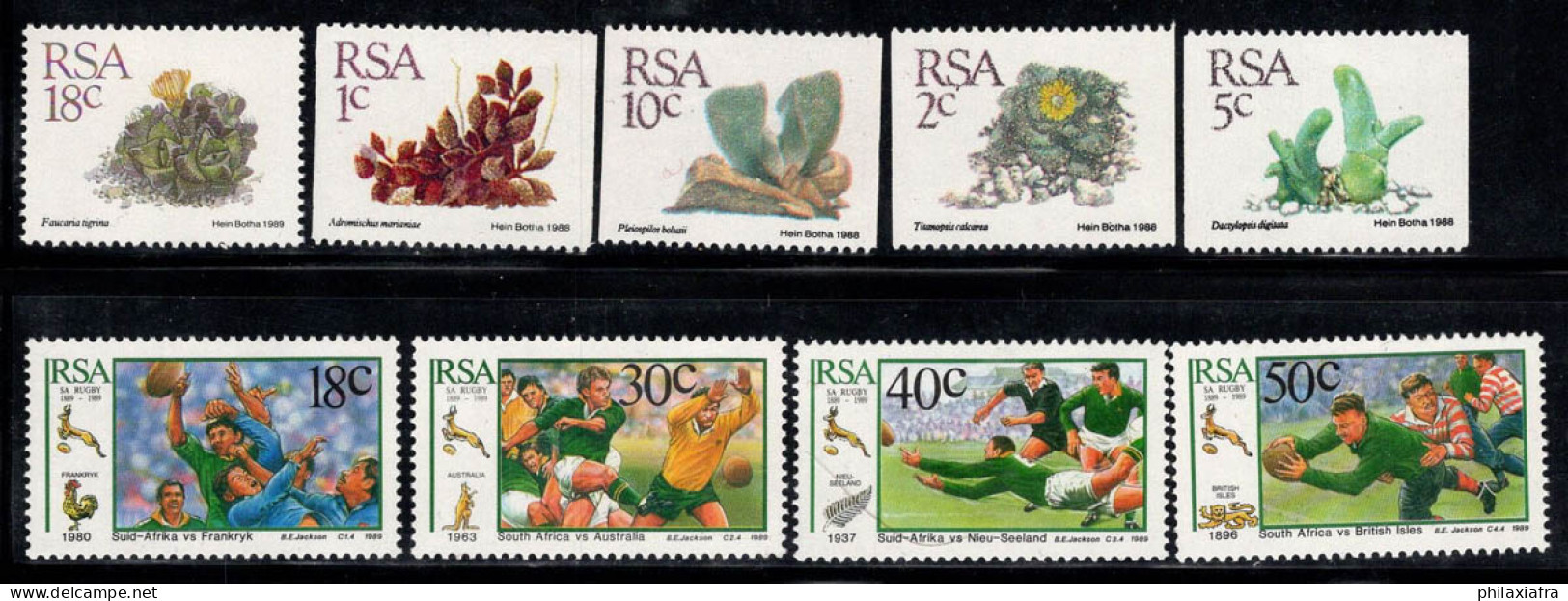 Afrique Du Sud 1989 Neuf ** 100% Plantes, Sports, Rugby - Ungebraucht