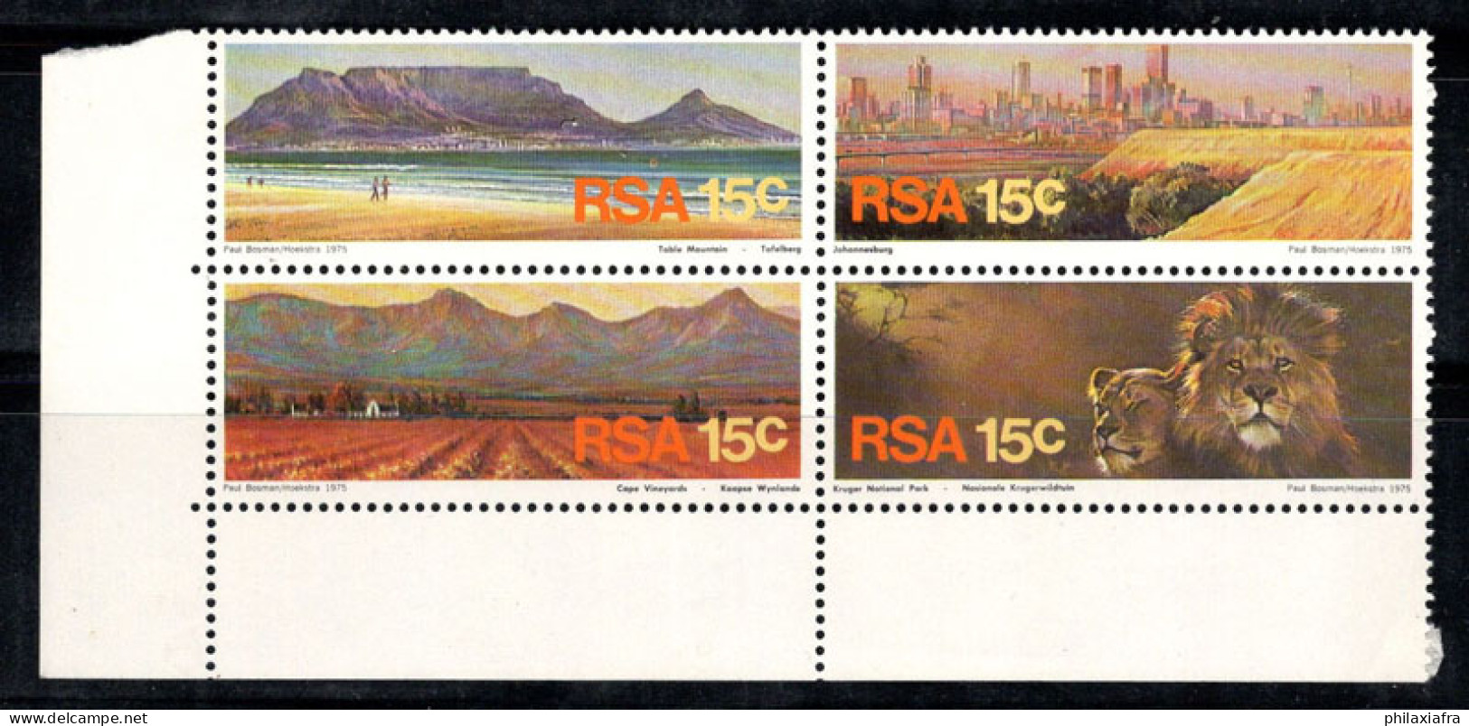 Afrique Du Sud 1975 Mi. 484-487 Neuf ** 100% Tourisme, Art, Paysages - Nuovi