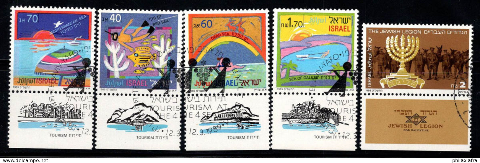 Israël 1989 Oblitéré 100% Tourisme, Dessins, Légion - Used Stamps (with Tabs)