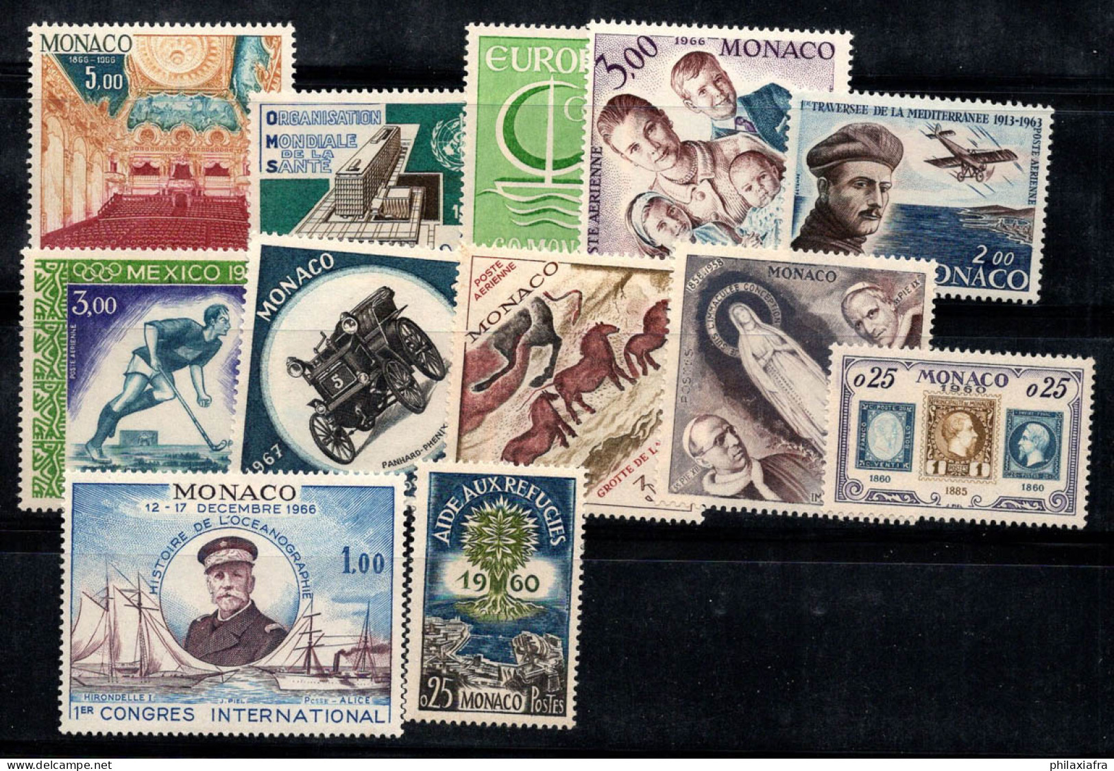 Monaco 1965-66 Neuf ** 100% Europa CEPT, Personnalités, Sport - Other & Unclassified