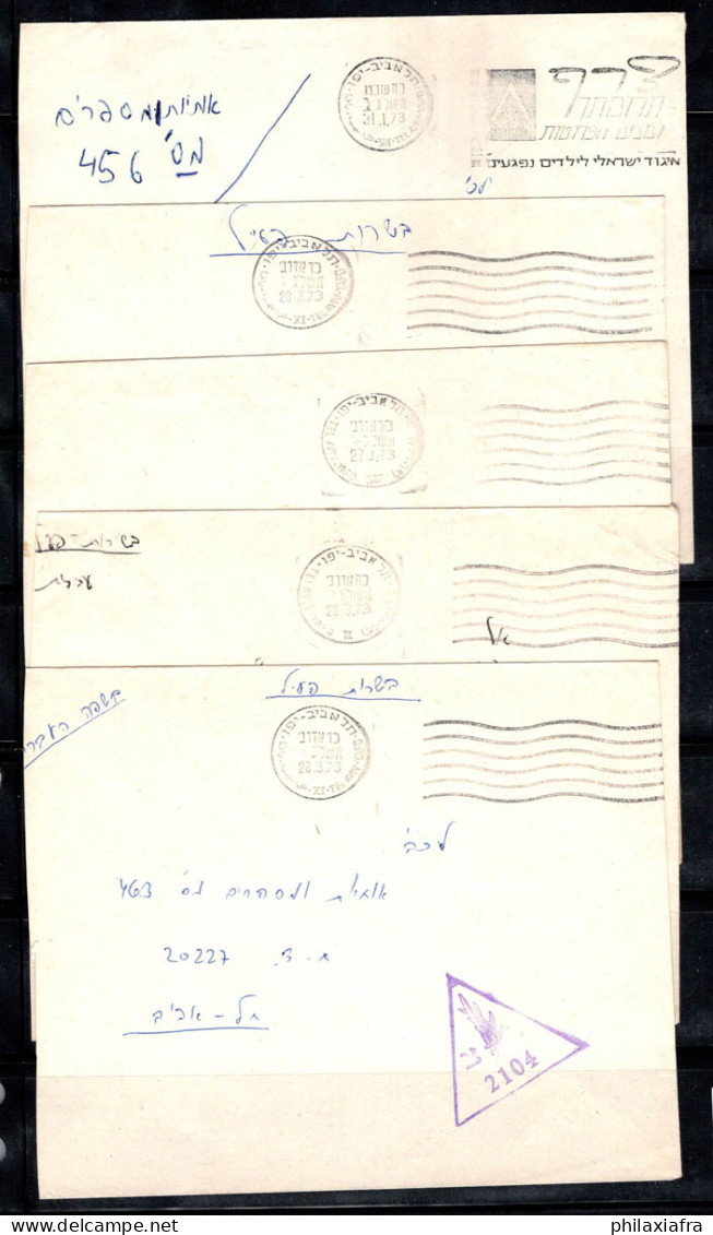 Israël 1973 Enveloppe 100% Article De Campo...-... - Usados (sin Tab)