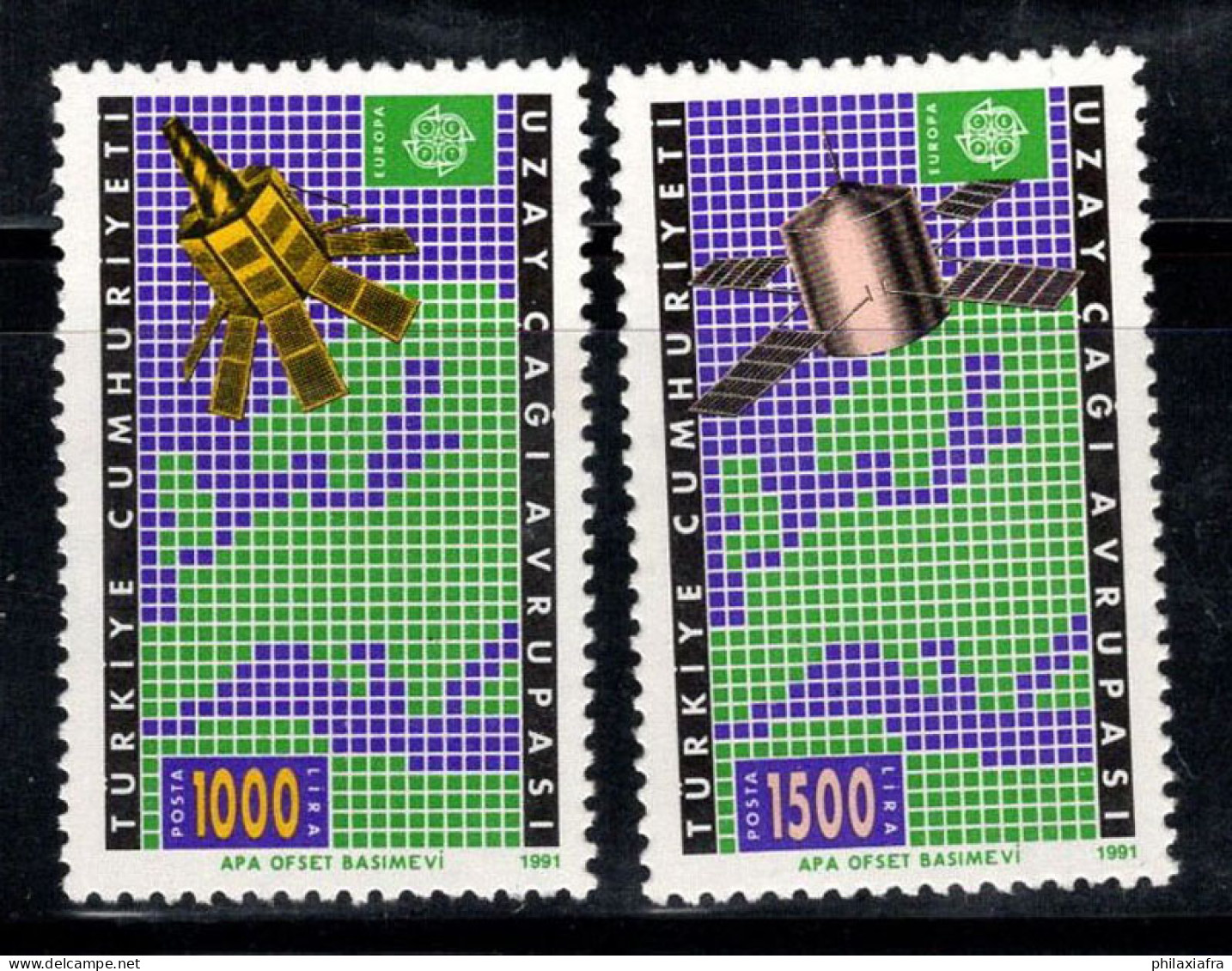 Turquie 1991 Mi. 2921-2922 Neuf ** 100% Europe Cept - Unused Stamps