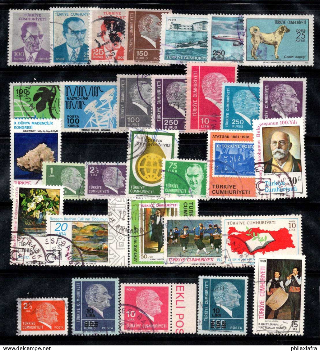 Turquie 1971-81 Oblitéré 100% Atatürk, La Culture - Used Stamps