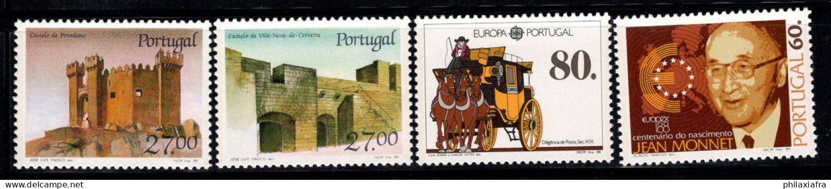 Portugal 1988 Mi. 1752-1755 Neuf ** 100% Moyens De Transport Et De Communication, Personnalités - Neufs