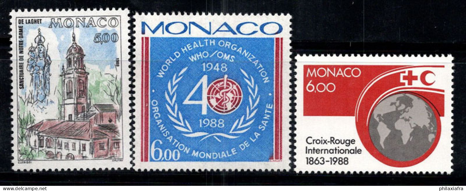 Monaco 1989 Neuf ** 100% Emblèmes, Croix Rouge - Other & Unclassified