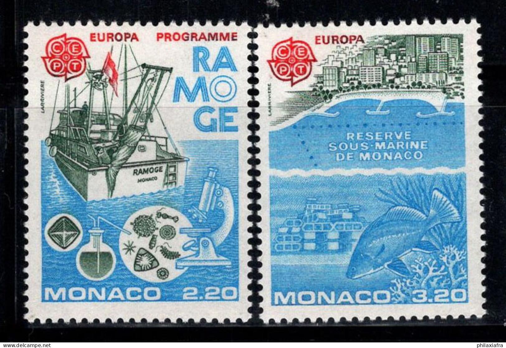 Monaco 1986 Mi. 1746-1747 Neuf ** 100% Europe CEPT - Otros & Sin Clasificación