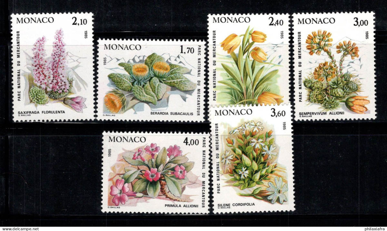 Monaco 1985 Mi. 1683-1688 Neuf ** 100% Plantes, Flore - Otros & Sin Clasificación