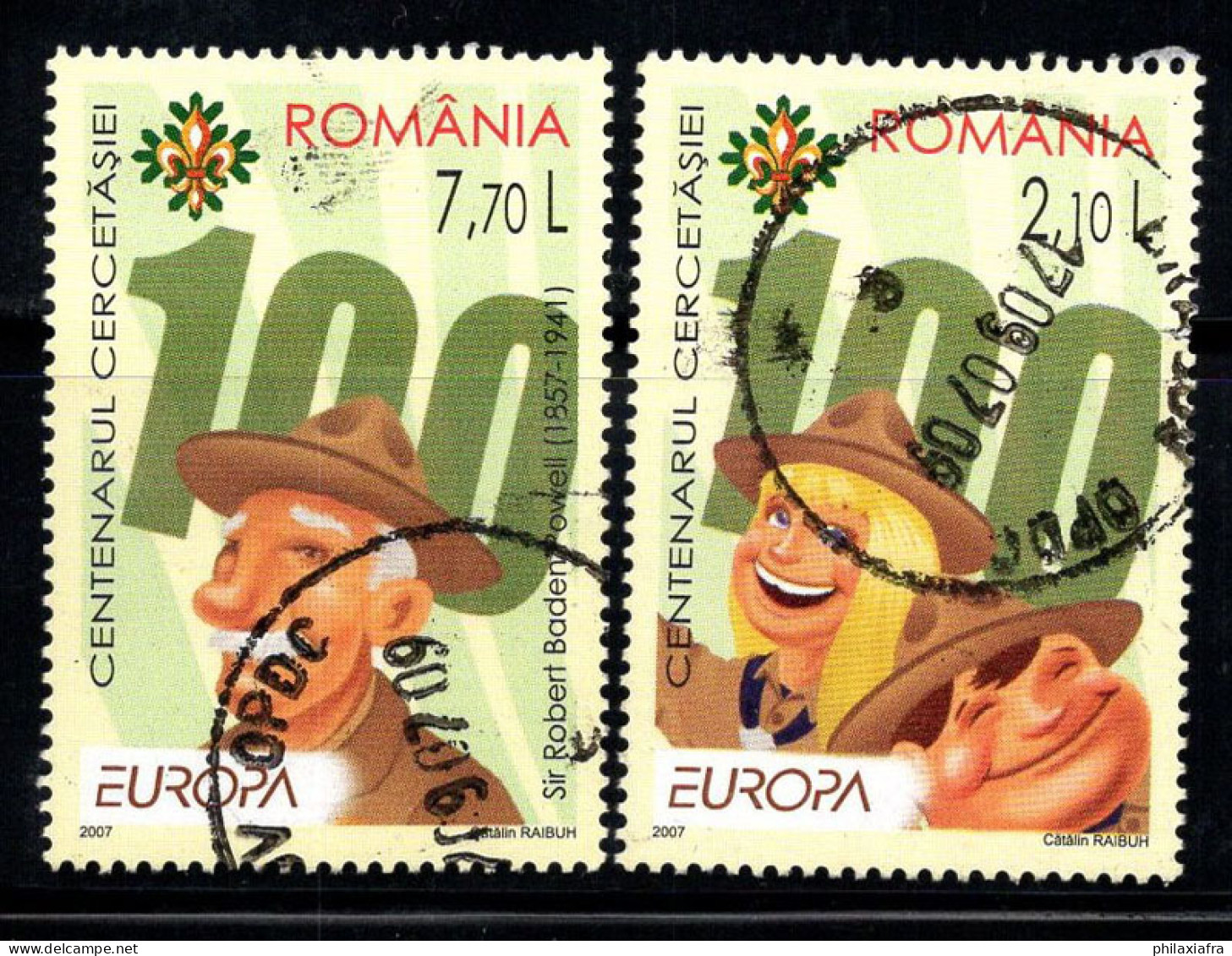 Roumanie 2009 Mi. 6190-6191 Oblitéré 100% Scout, Organisation - Used Stamps