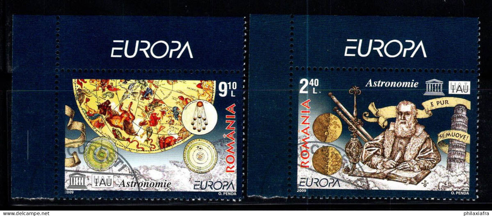 Roumanie 2010 Mi. 6357-6358 Oblitéré 100% Astronomie, Science - Used Stamps