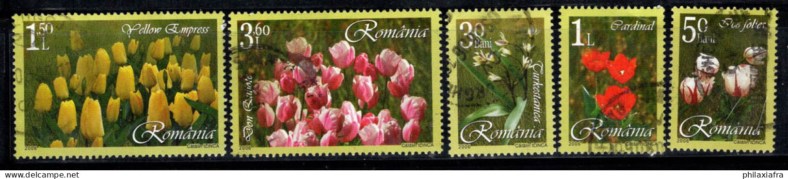 Roumanie 2006 Mi. 605-6060 Oblitéré 100% Fleurs, Roses, Flore - Gebruikt