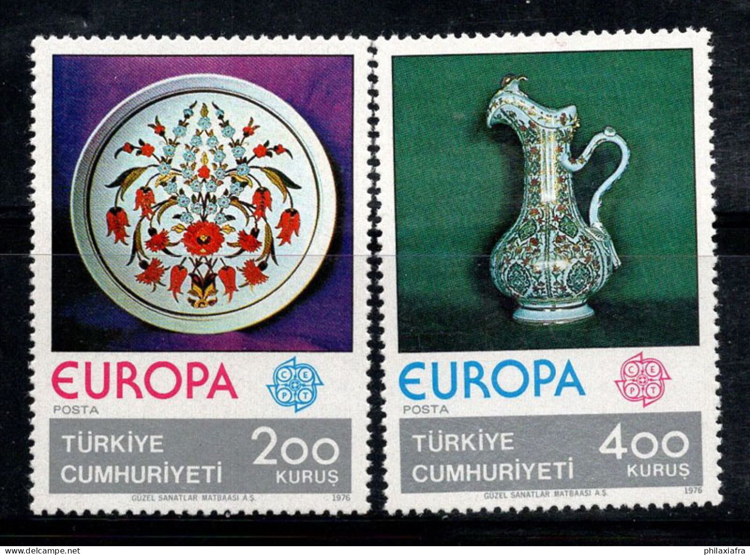 Turquie 1976 Mi. 2385-2386 Neuf ** 100% Europe CEPT - Nuevos