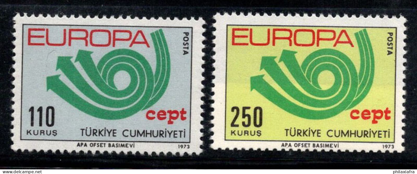 Turquie 1973 Mi. 2280-2281 Neuf ** 100% Europe CEPT - Ongebruikt