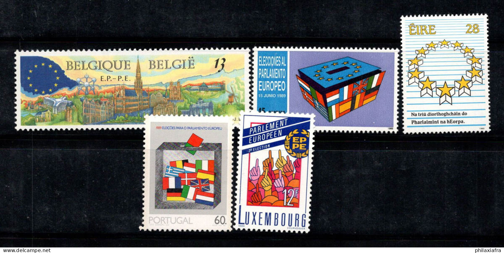 Europe CEPT 1989 Neuf ** 100% Danemark, Allemagne, Espagne - 1989