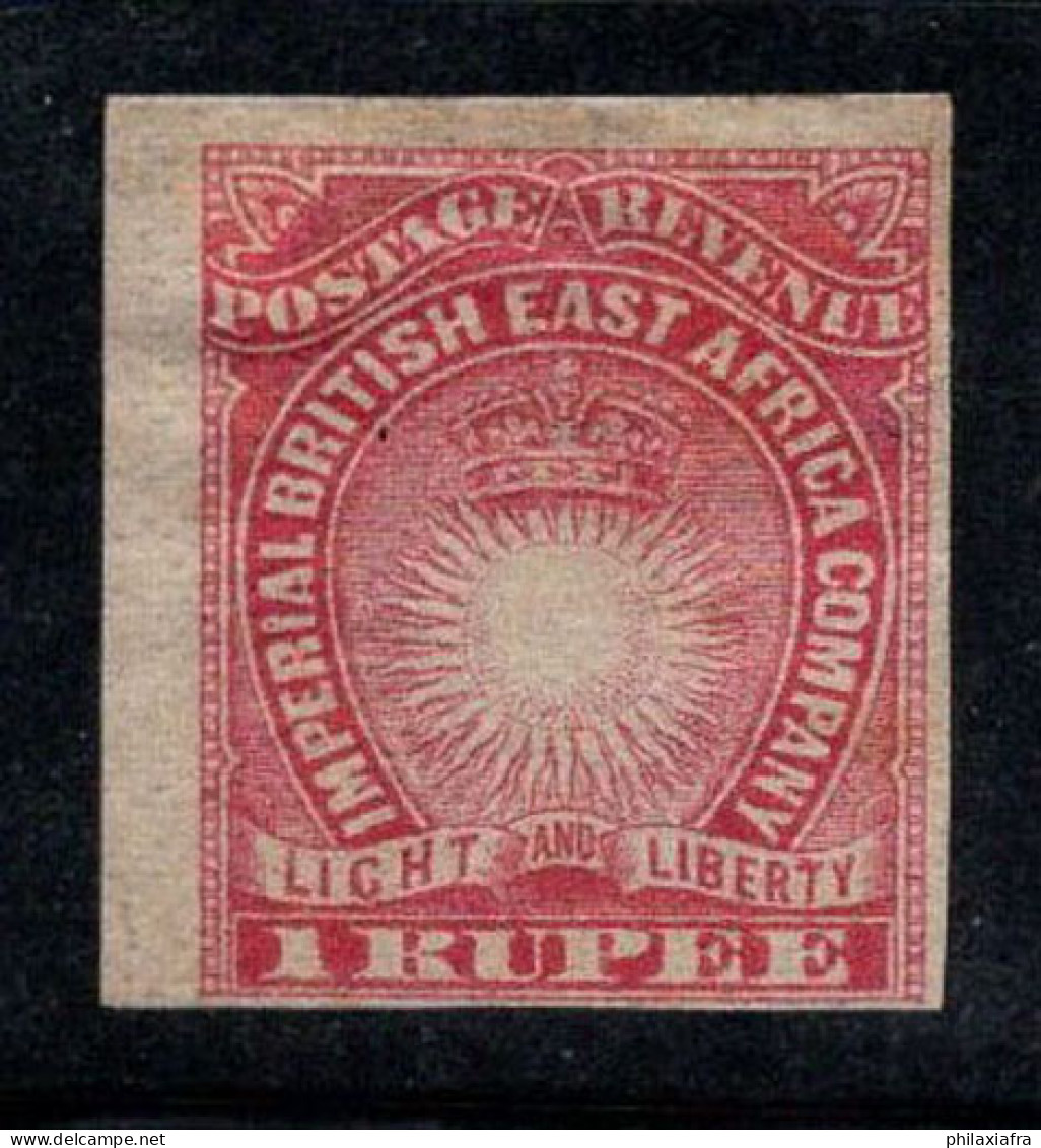 Afrique Orientale Britannique 1890 Mi. 16 B Neuf * MH 40% 1 Roupie, DIM - Britisch-Ostafrika