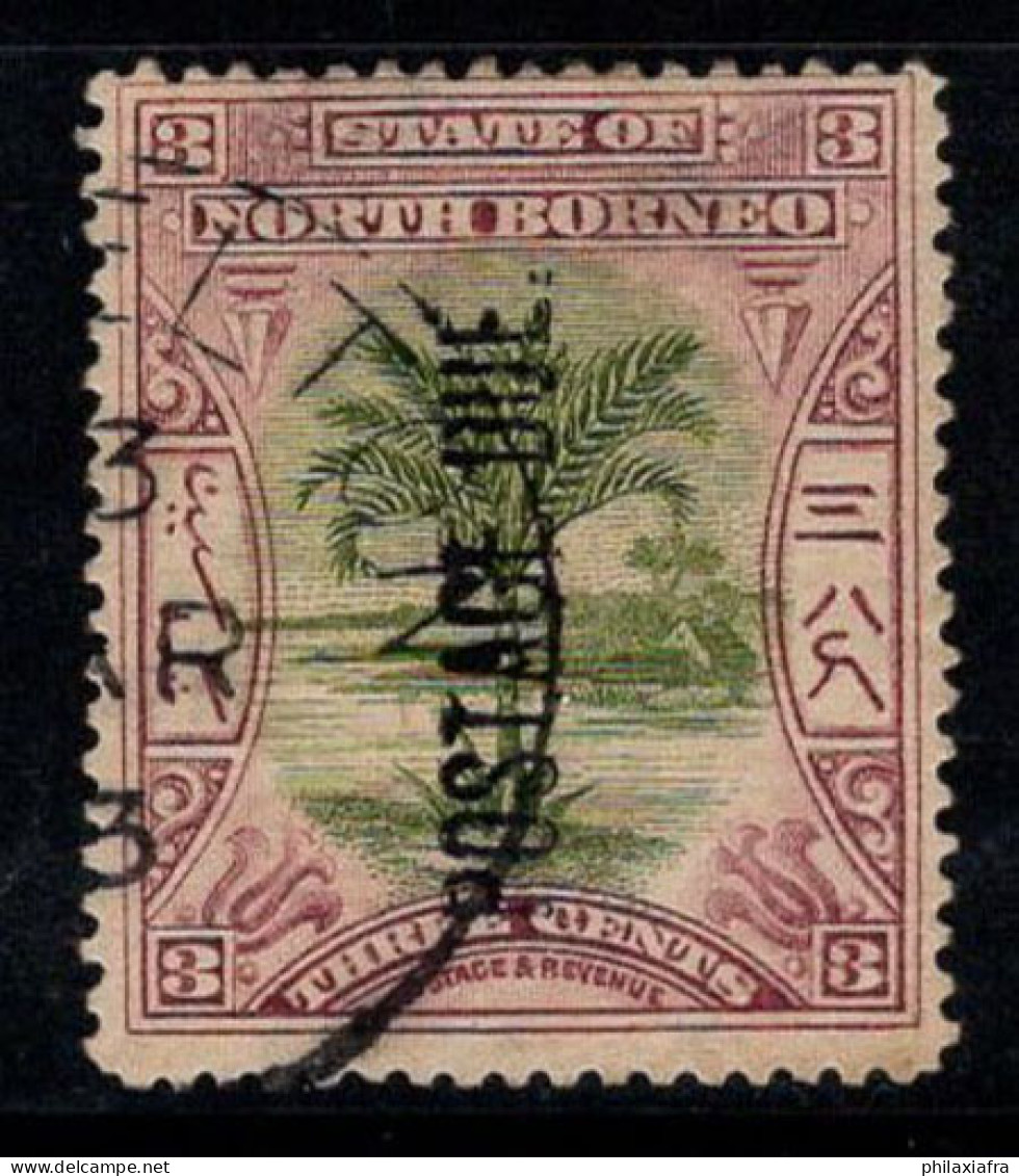 Bornéo Du Nord 1897 Mi. 10 Oblitéré 100% Timbre-taxe 3 C - North Borneo (...-1963)