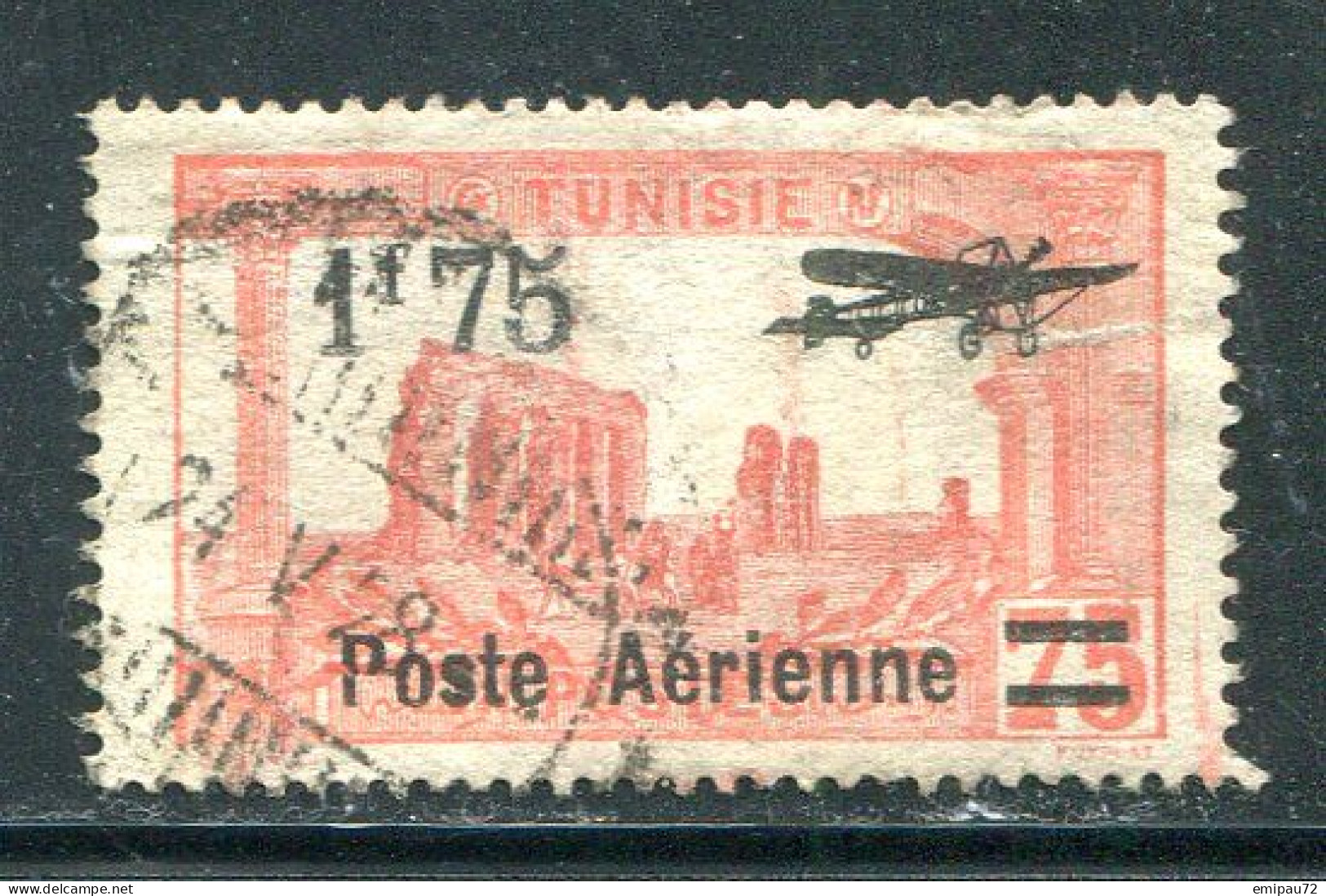 TUNISIE- P.A Y&T N°4- Oblitéré - Poste Aérienne