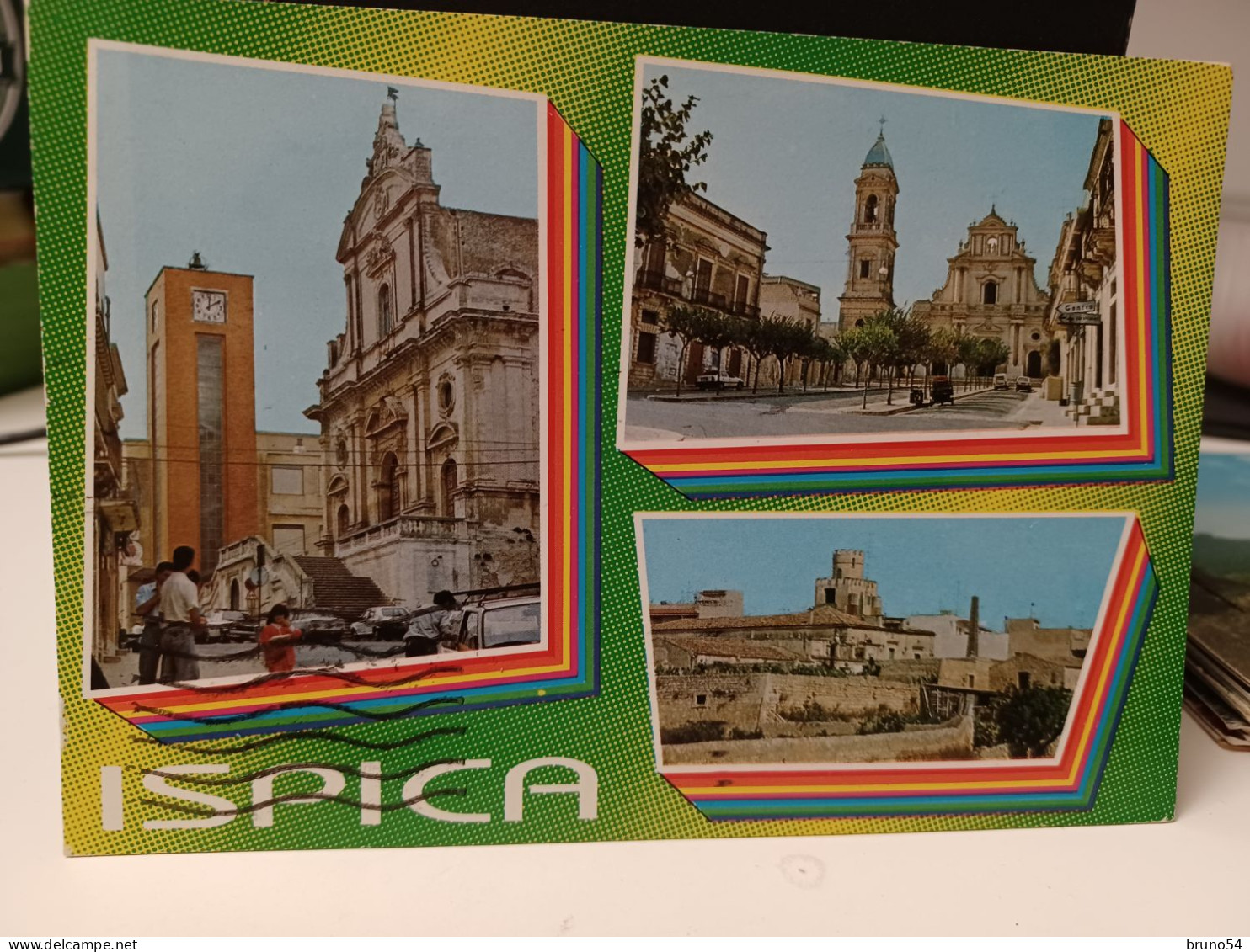 Cartolina Ispica Provincia Ragusa ,chiesa Dell'Annunziata, - Ragusa