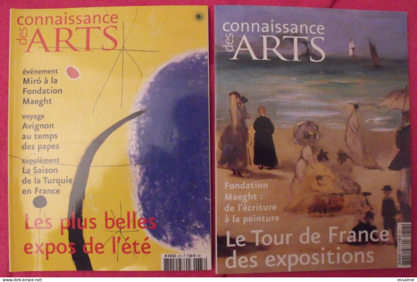 Lot De 9 N° De La Revue Connaissance De Arts 2004-2020. Maefht Miro Derain Moma Degas Raphaël Orsay Debré Fiac Louvre - Arte