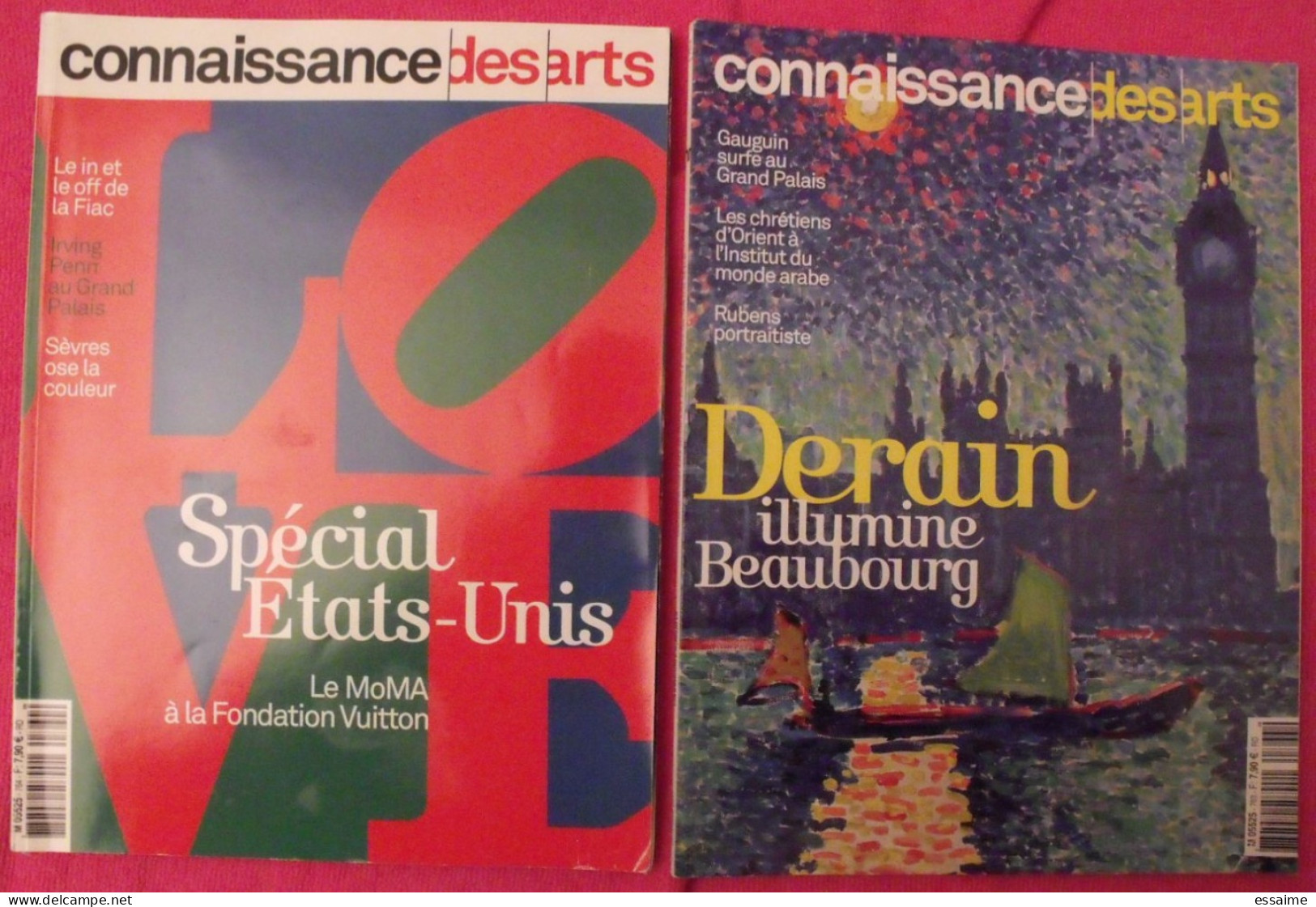 Lot De 9 N° De La Revue Connaissance De Arts 2004-2020. Maefht Miro Derain Moma Degas Raphaël Orsay Debré Fiac Louvre - Kunst