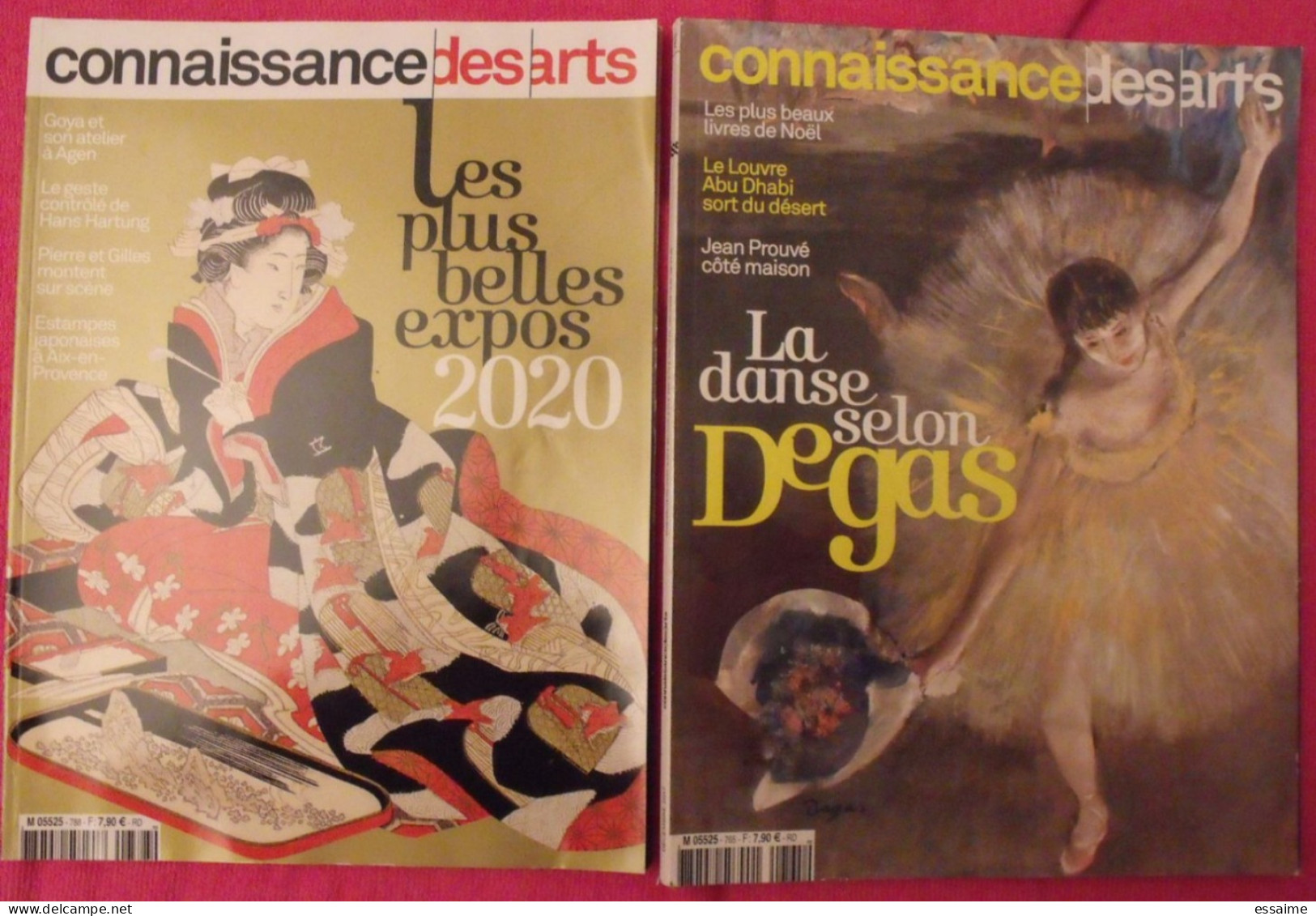 Lot De 9 N° De La Revue Connaissance De Arts 2004-2020. Maefht Miro Derain Moma Degas Raphaël Orsay Debré Fiac Louvre - Kunst