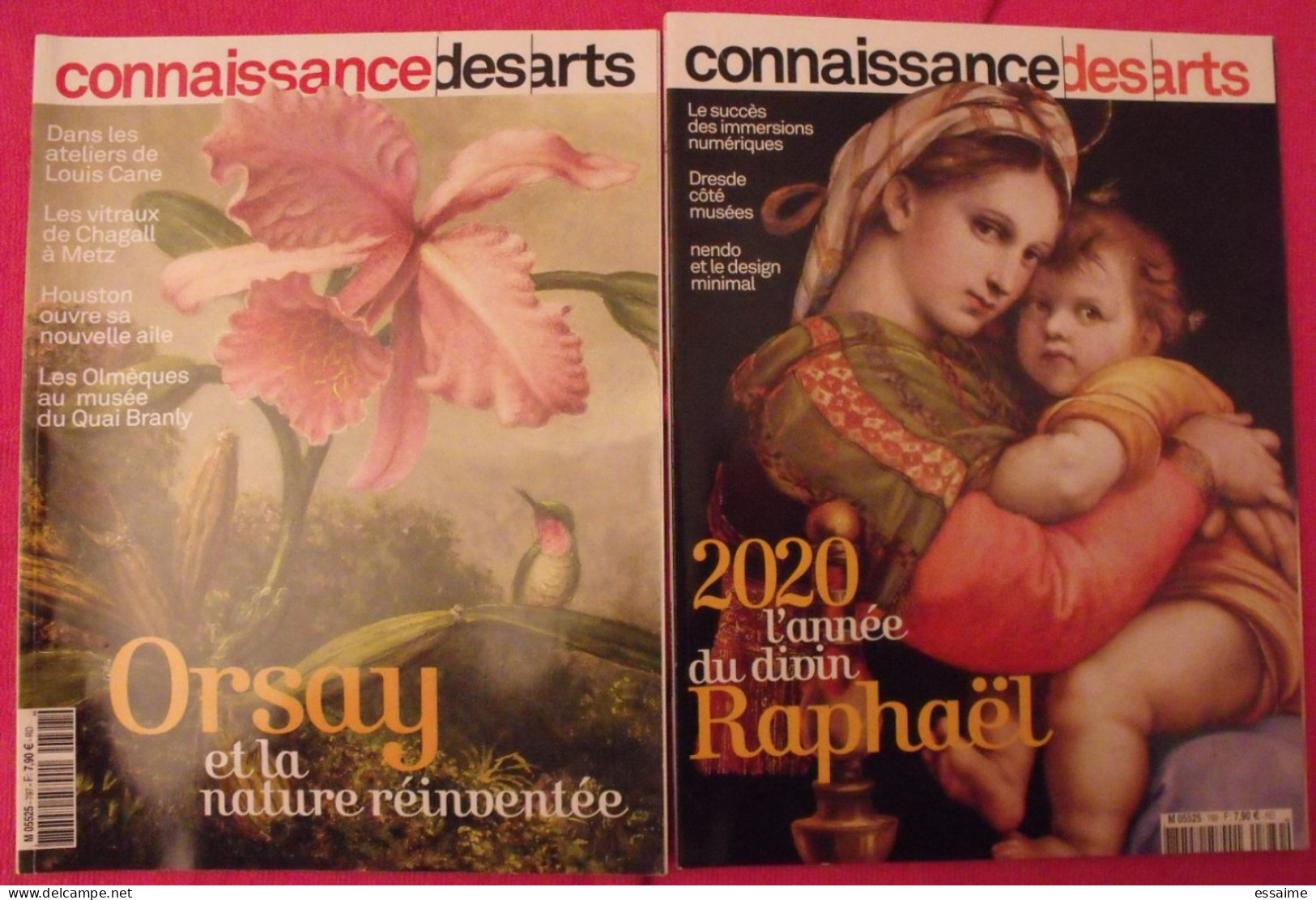 Lot De 9 N° De La Revue Connaissance De Arts 2004-2020. Maefht Miro Derain Moma Degas Raphaël Orsay Debré Fiac Louvre - Arte