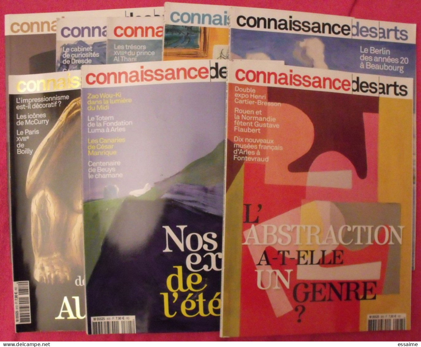 Lot De 8 N° De La Revue Connaissance De Arts 2021-2022. Lee Ufan Zao Wou-ki Al Thani Dufy Munch Orsay Mitchell Beaubourg - Art