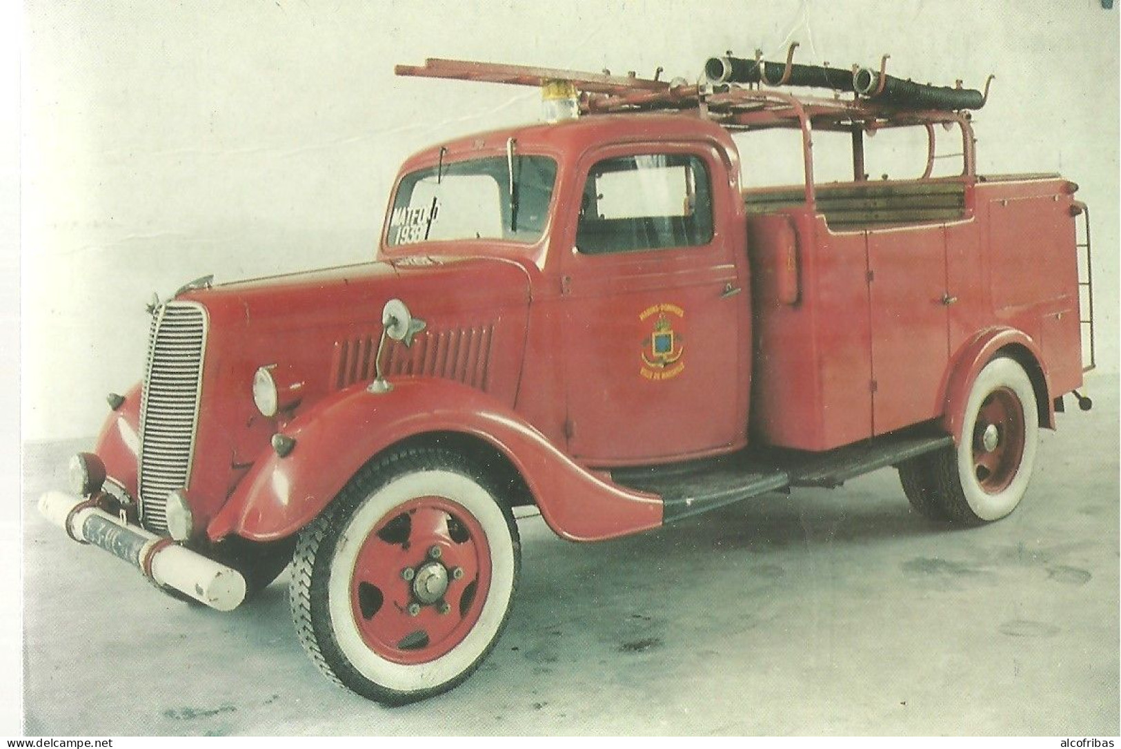 Cpm 13 Marseille Camion Des Marins  Pompers - Musées