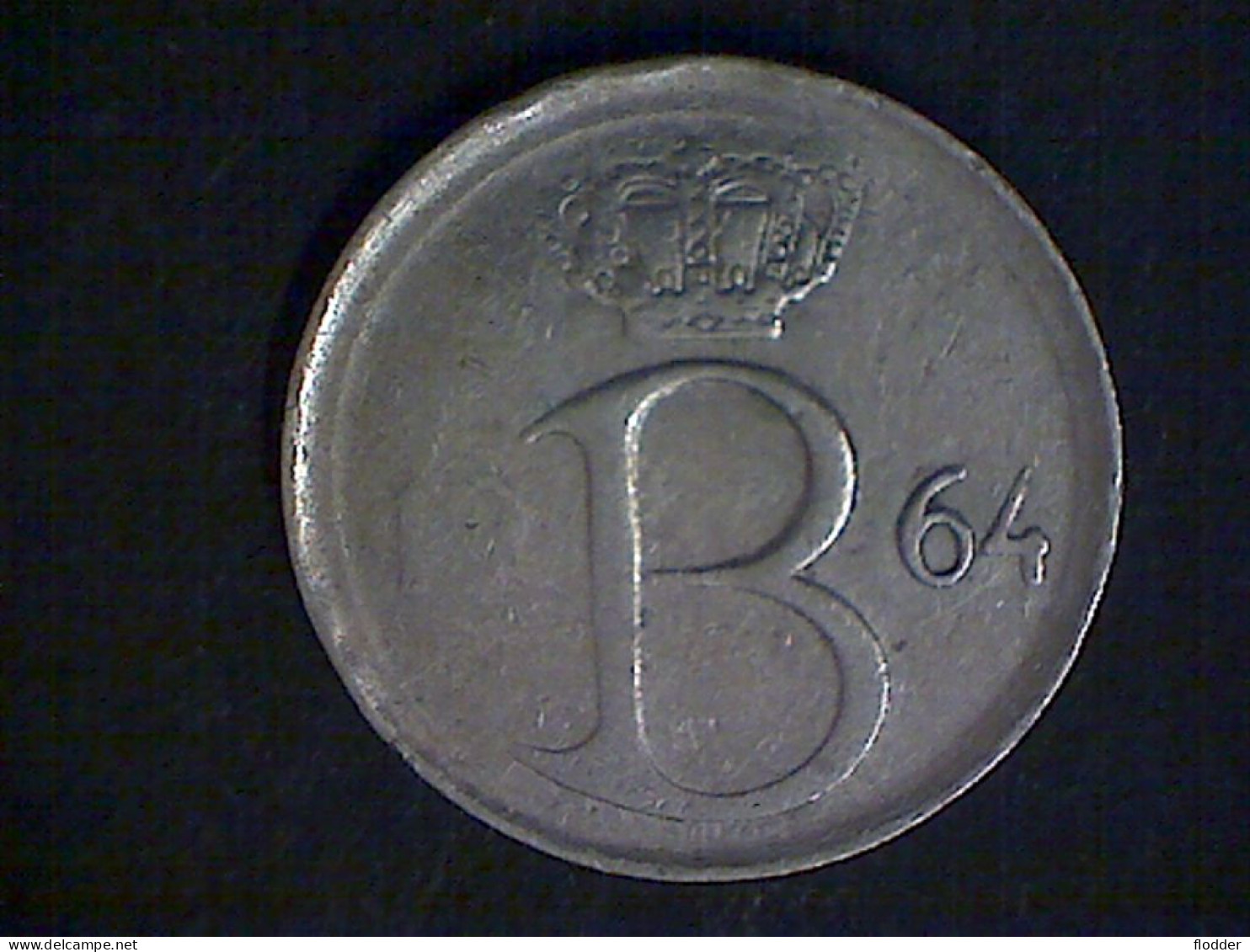 25 Centimes "19" 64, Misslag - 25 Centimes