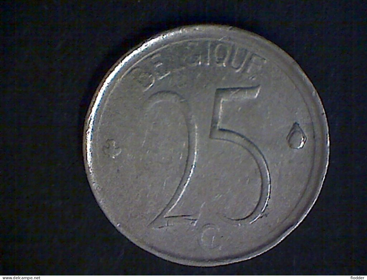 25 Centimes "19" 64, Misslag - 25 Cents