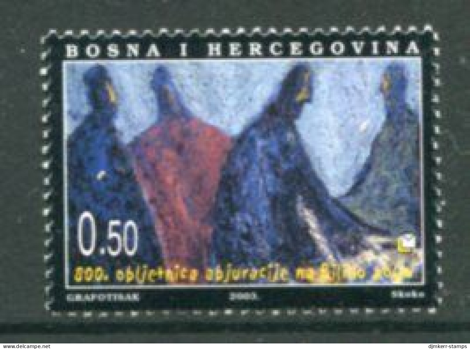 BOSNIA HERCEGOVINA (CROAT) 2003 Bilino Polje Renunciation 800th Anniversary  MNH / **.  Michel 107 - Bosnie-Herzegovine