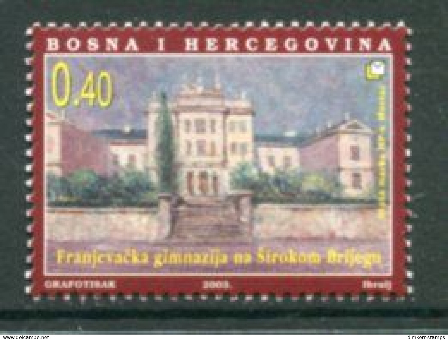 BOSNIA HERCEGOVINA (CROAT) 2003 Siroki Brijeg College   MNH / **.  Michel 105 - Bosnien-Herzegowina