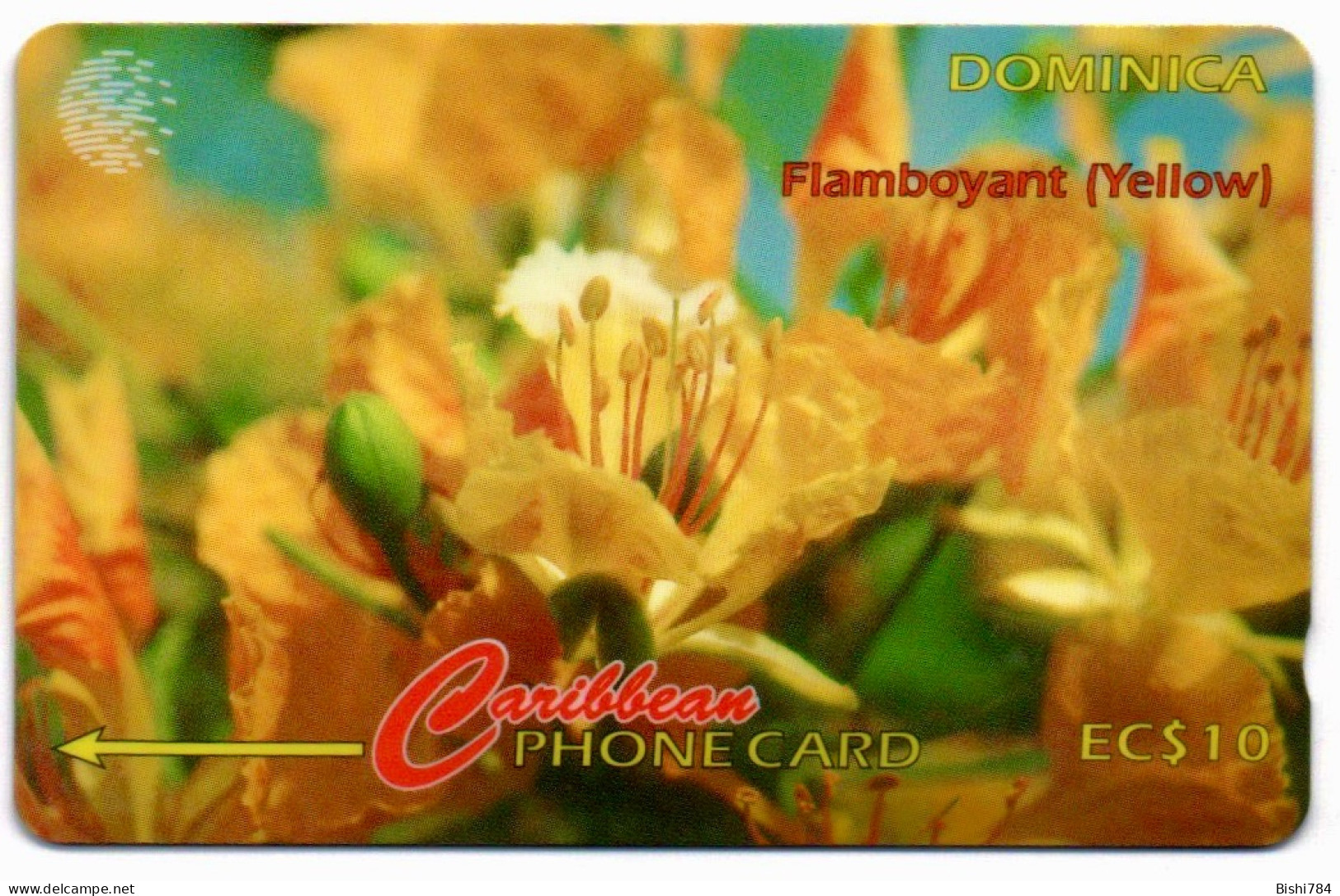 Dominica - Flamboyant (Yellow) - 78CDMA - Dominica