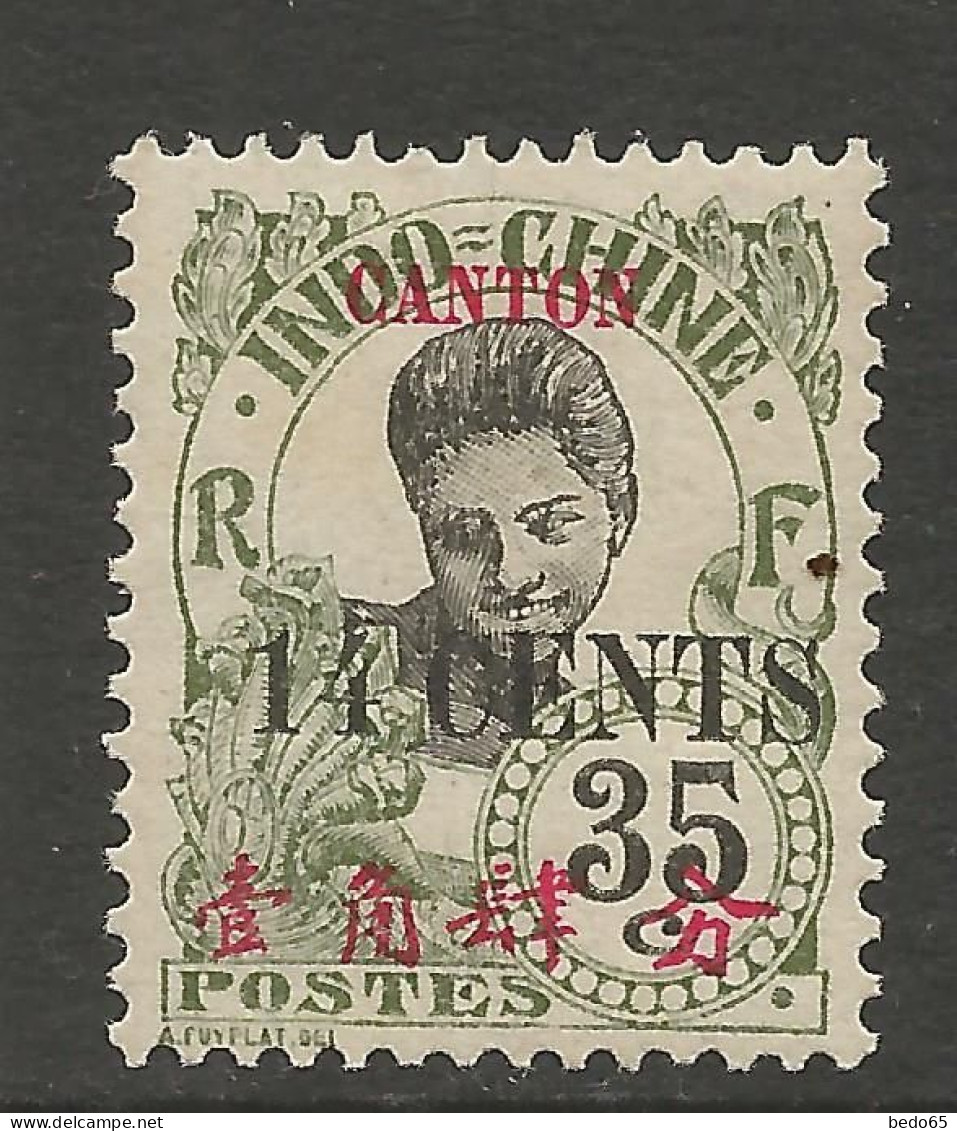 CANTON N° 76 NEUF* TRACE DE CHARNIERE / Hinge / MH - Unused Stamps