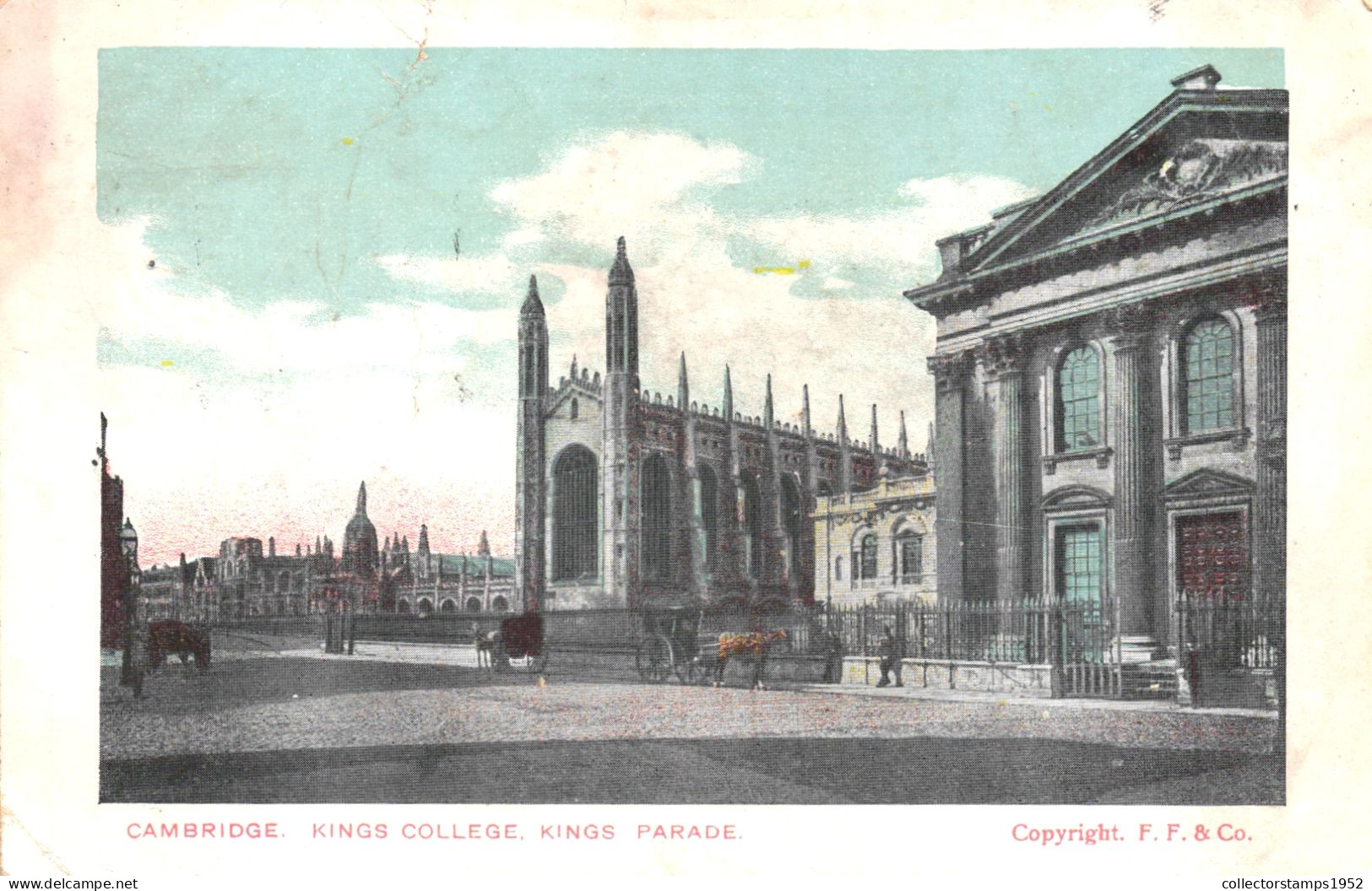 CAMBRIDGE, KINGS COLLEGE, CARRIAGE, ARCHITECTURE, UNITED KINGDOM - Cambridge