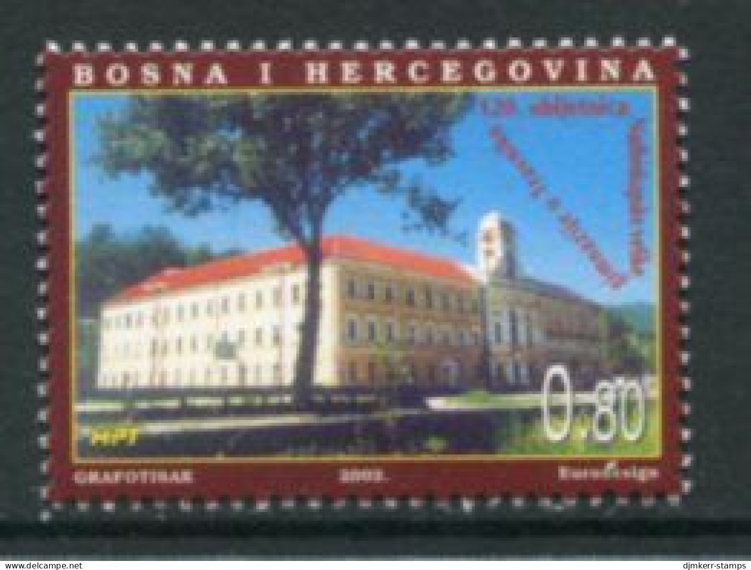 BOSNIA HERCEGOVINA (CROAT) 2002 Archbishopric College, Travnik  MNH / **.  Michel 103 - Bosnie-Herzegovine