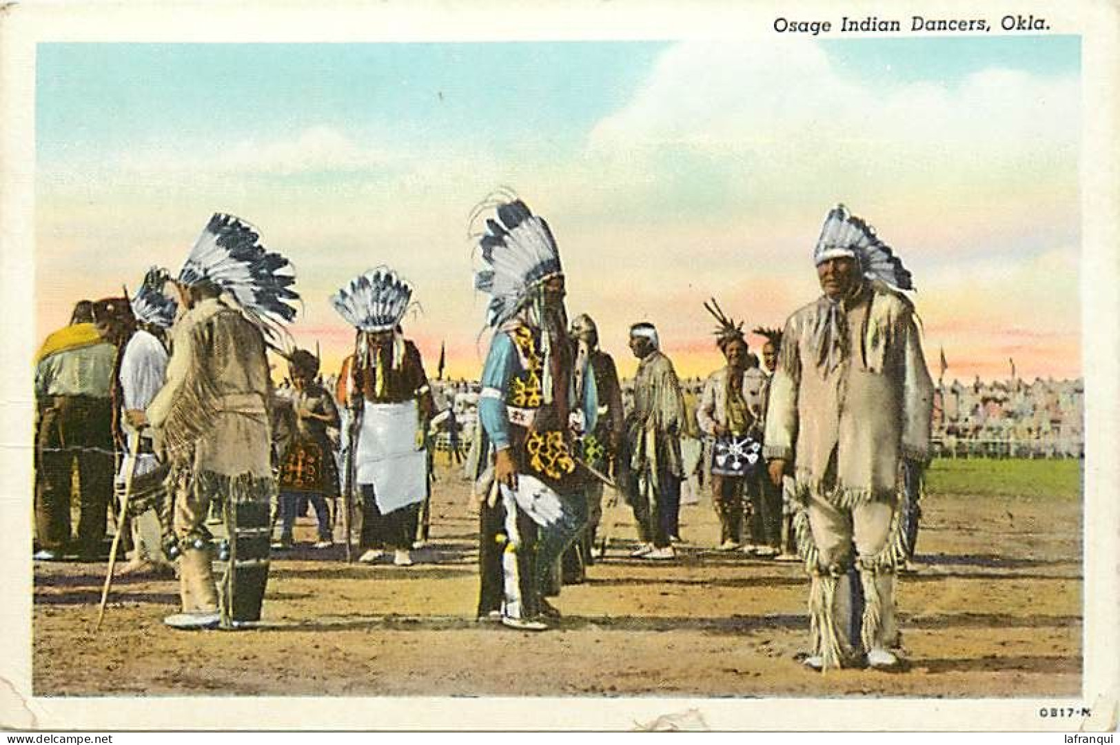 Pays Div-ref DD894-etats Unis-usa -indiens -indians -osage Indian Dancers -oklohama - - Andere & Zonder Classificatie