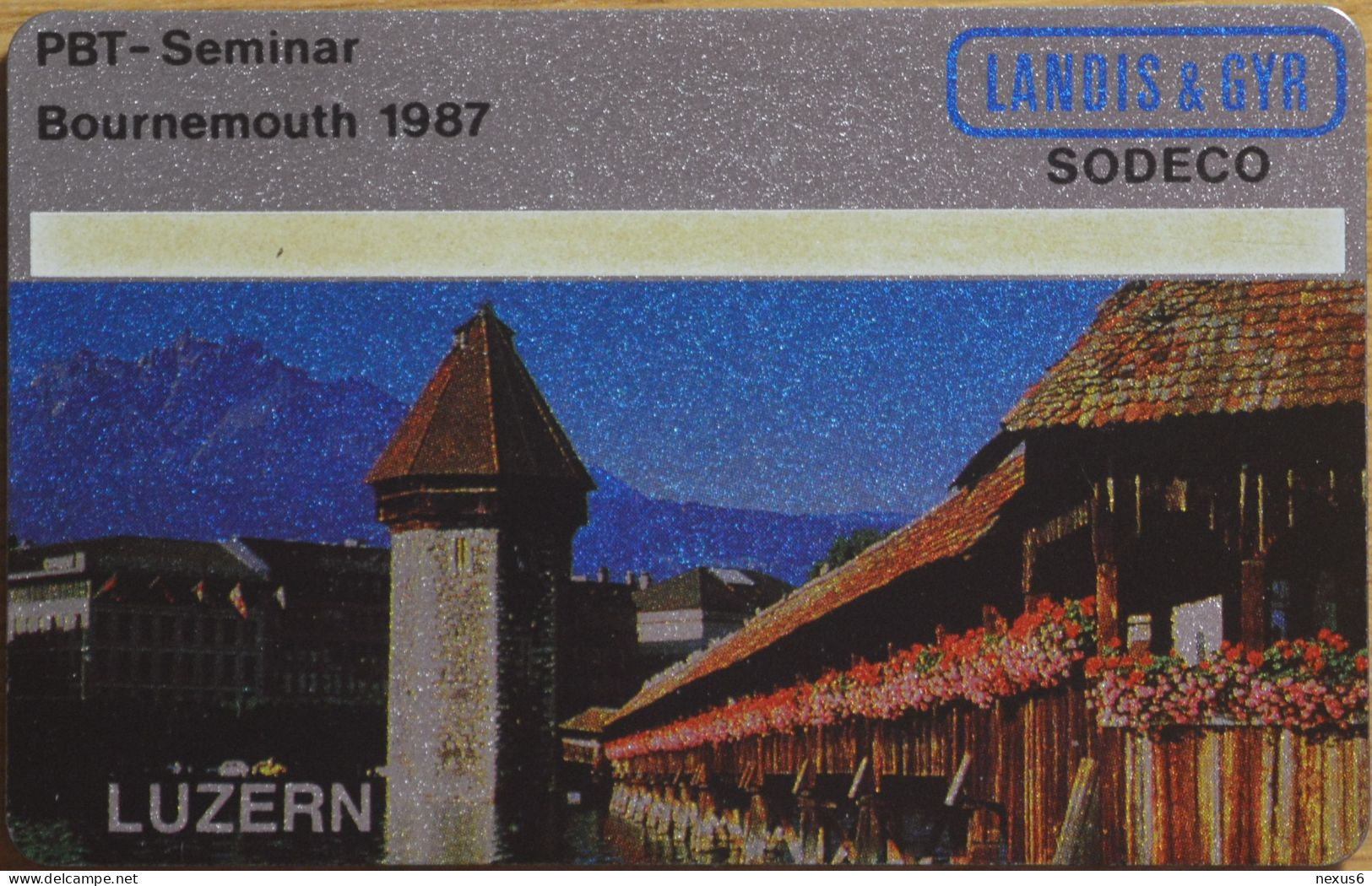 Switzerland - Landis & Gyr - Sodeco, Bournemouth, 1987, Mint - Suisse