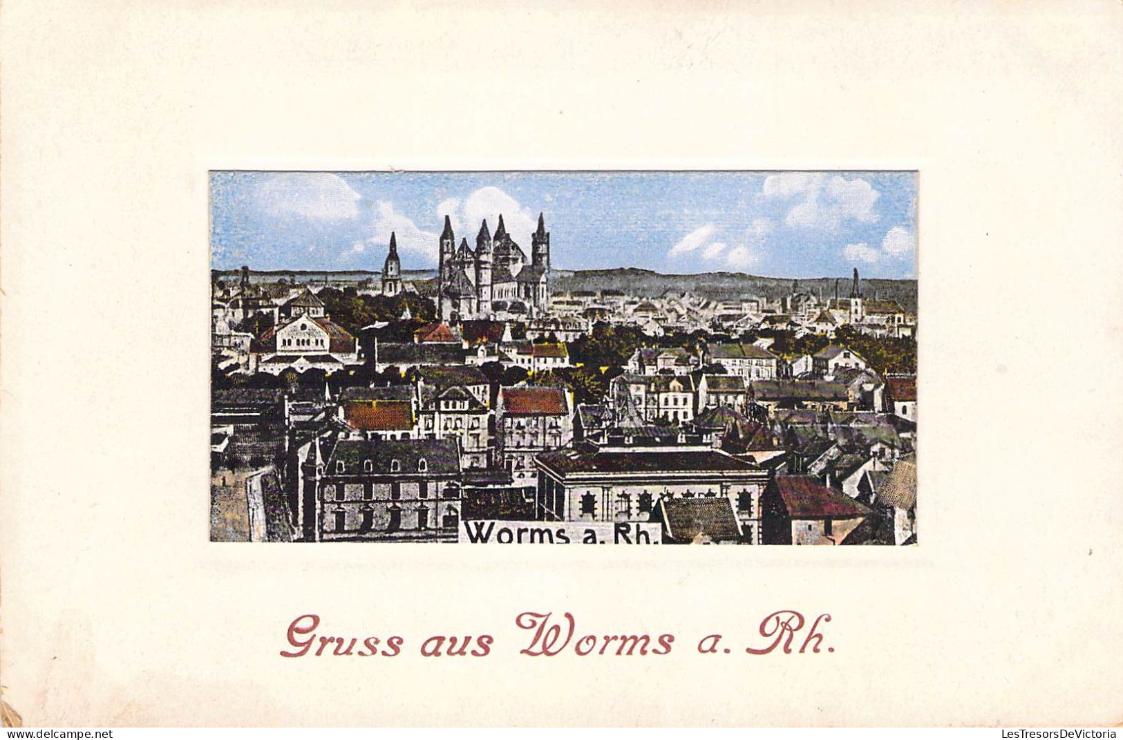 Allemagne - Gruss Aus Worms A Rh. - Colorisé  - Panorama - Carte Postale Ancienne - Worms