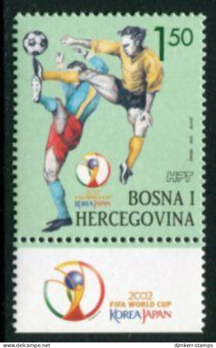 BOSNIA HERCEGOVINA (CROAT) 2002 Football World Cup  MNH / **.  Michel 91 - Bosnia Erzegovina