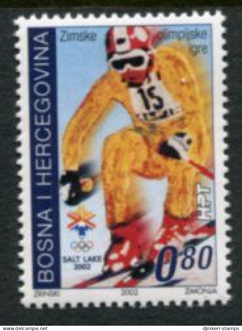 BOSNIA HERCEGOVINA (CROAT) 2002 Winter Olympic Games MNH / **.  Michel 85 - Bosnia Erzegovina