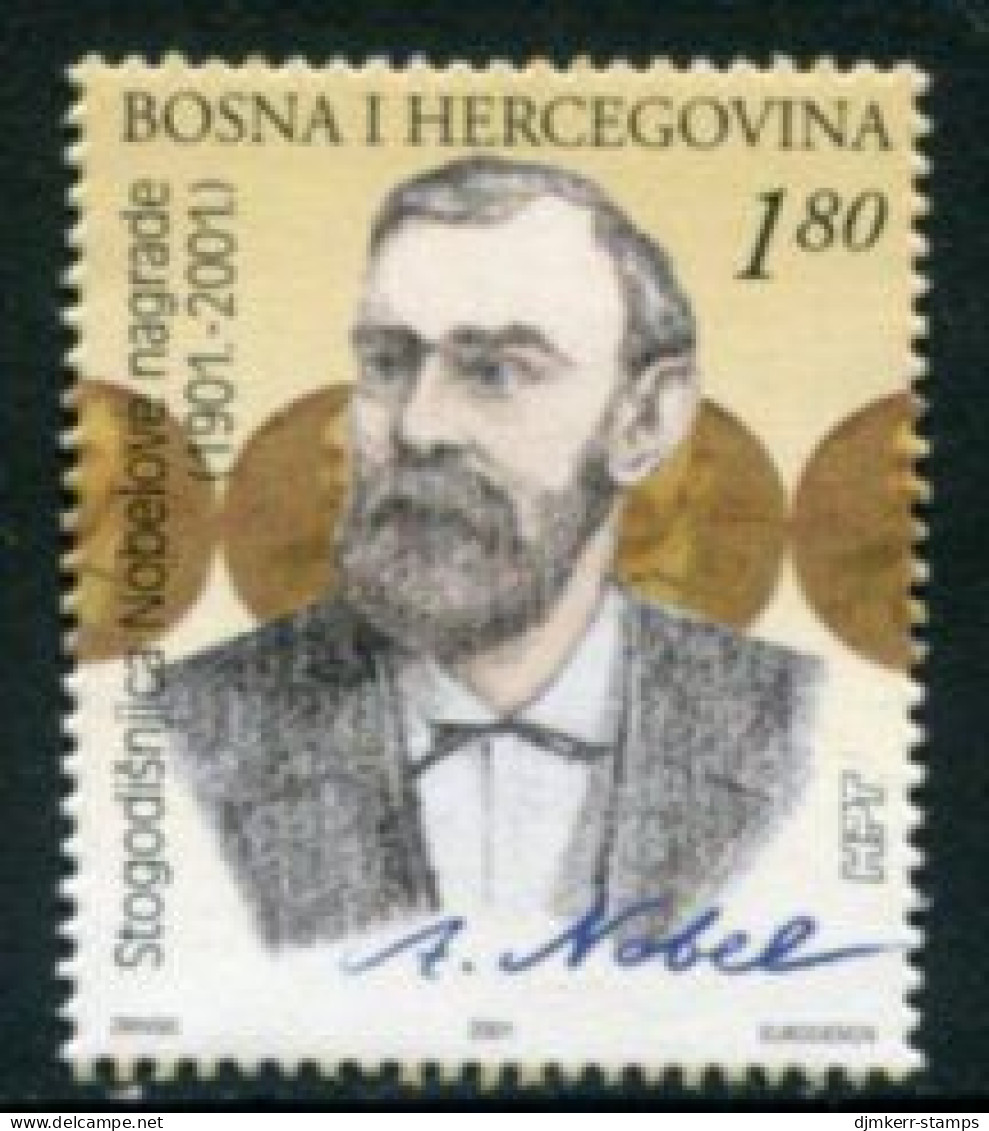 BOSNIA HERCEGOVINA (CROAT) 2001 Nobel Prize Centenary MNH / **.  Michel 84 - Bosnia Erzegovina