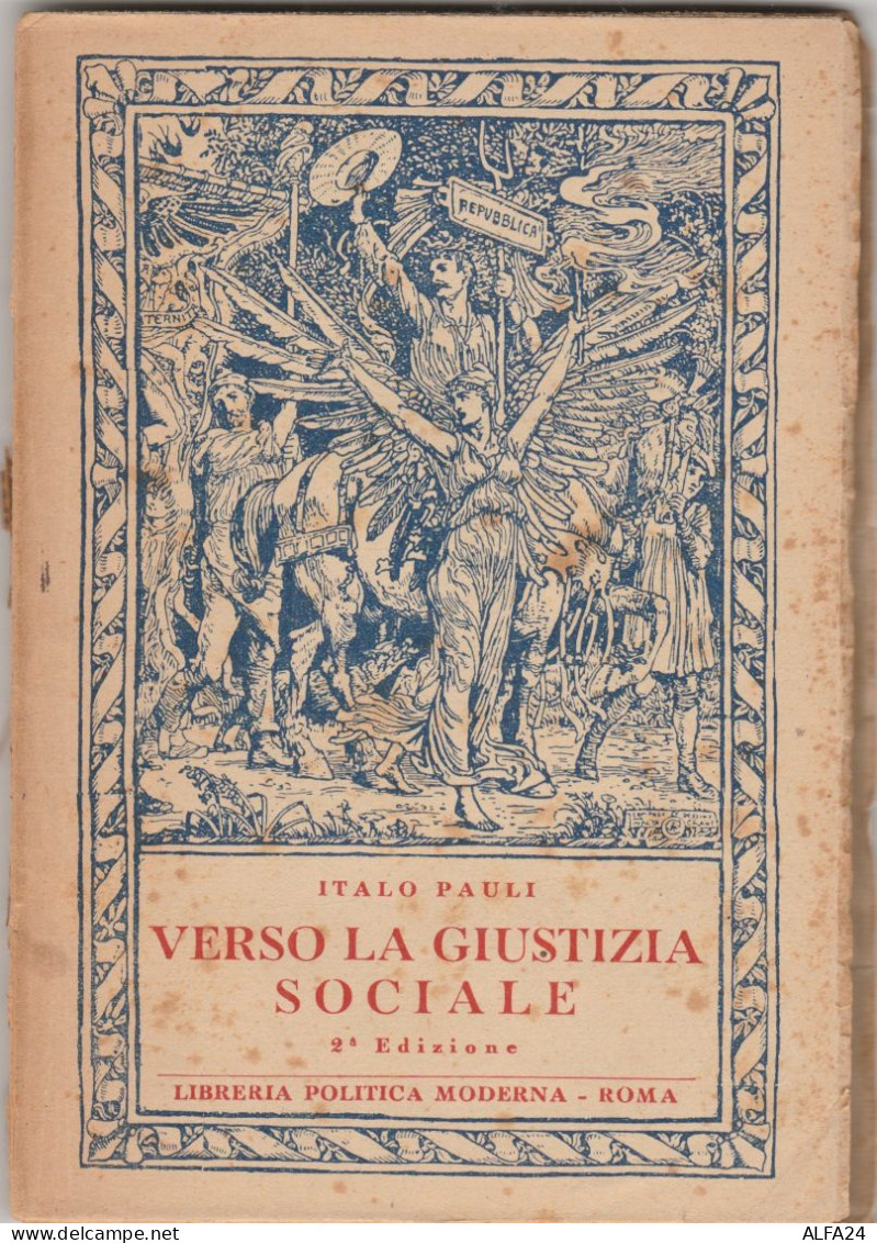 LIBRO VERSO LA GIUSTIZIA SOCIALE Cattivo Stato (MF2141 - Boeken