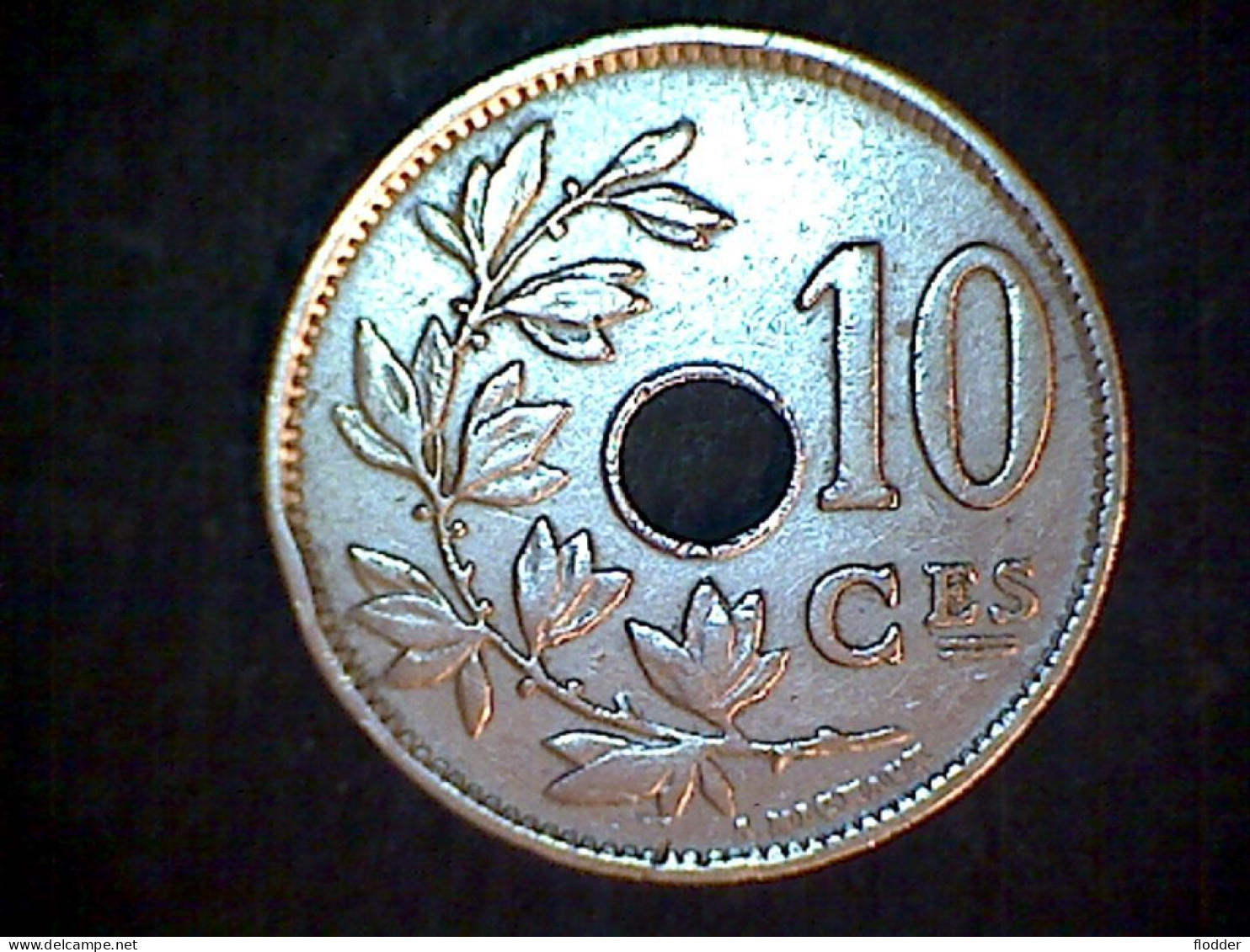 10 Centimes 1921/ 1 , Overslag, DUBBELE 1, ZELDZAAM !! - 10 Cent