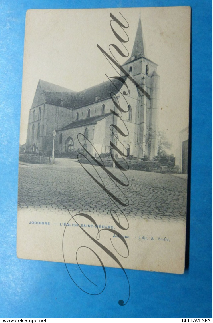 Jodoigne Eglise Saint-Medard /2 X CPA - Jodoigne