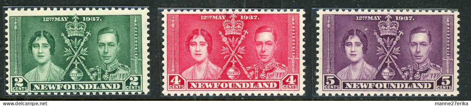 Newfoundland  MNH 1937 Coronation - 1908-1947
