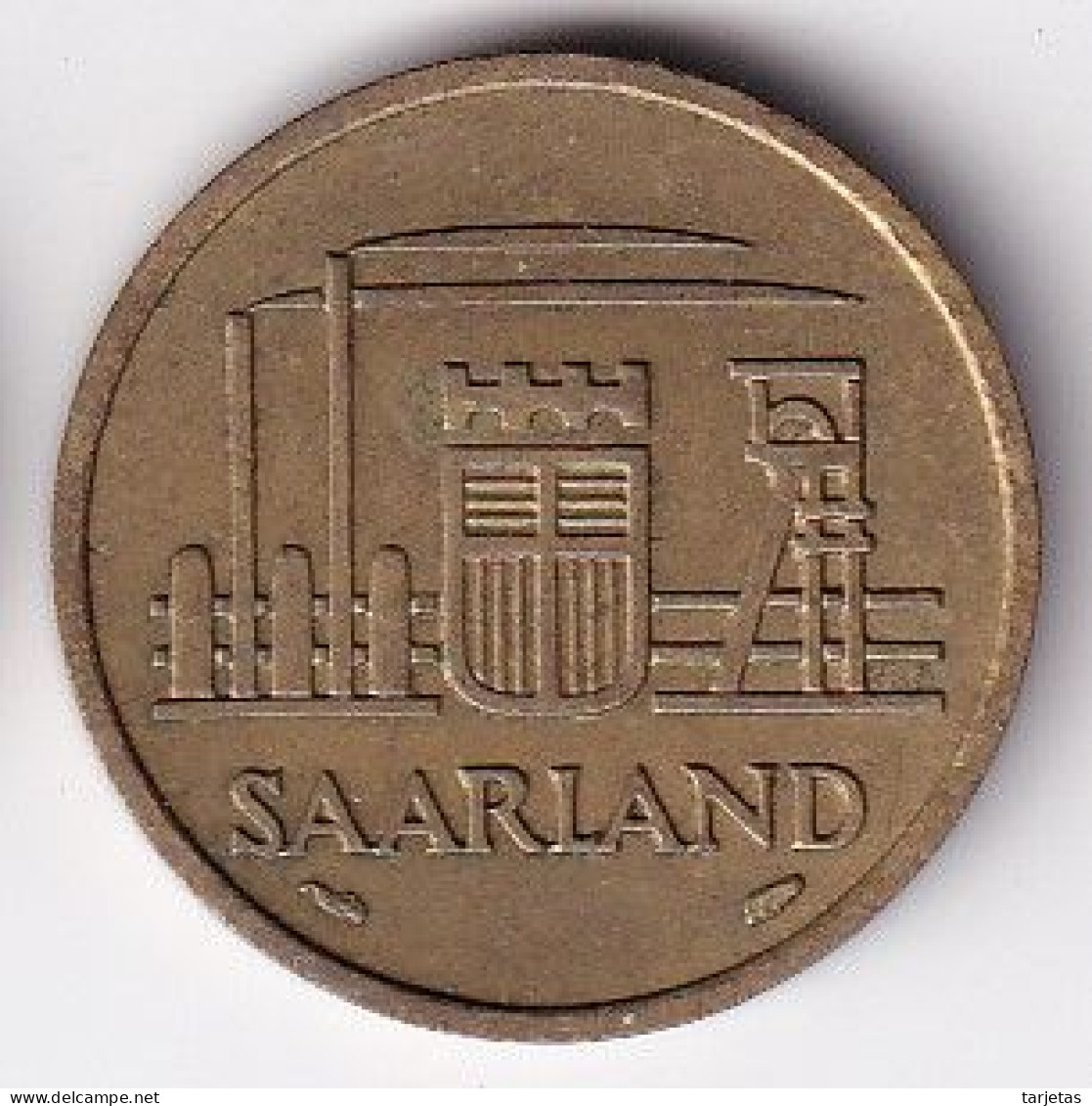 MONEDA DE SARRE DE 20 FRANCS DEL AÑO 1954 - 20 Frank