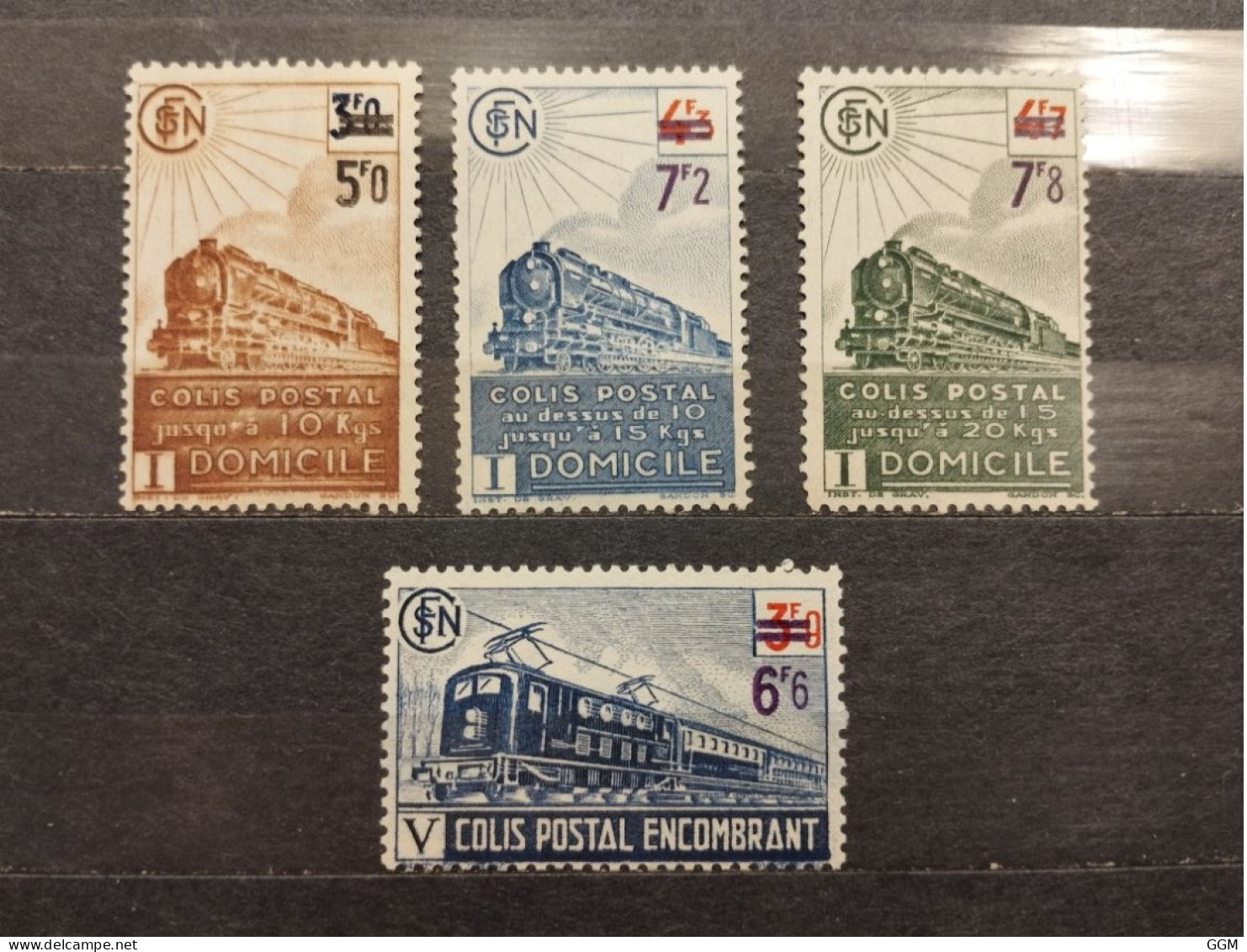 Francia. 1945. Colis Postal. 226a/229a. Nuevos ** MNH - Neufs