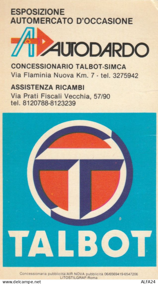 ABBONAMENTO MENSILE BUS ATAC ROMA OTTOBRE 1979 (MF518 - Europe